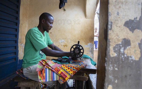 Tailors in Bomeh Village at the KissyRoad dumpsite