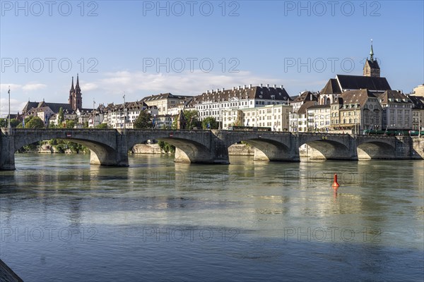 City view Basel with Rhine