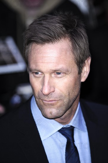 Aaron Eckhart attends the European Premiere of Olympus Has Fallen on 03.04.2013 at BFI IMAX