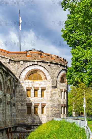 The stone citadel of the Wilhelmsburg on the Michelsberg