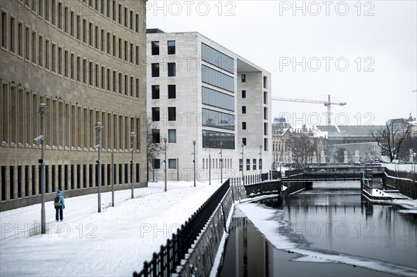 Federal Foreign Office in winter. Berlin