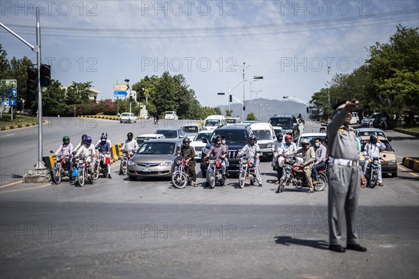 Street view in Islamabad