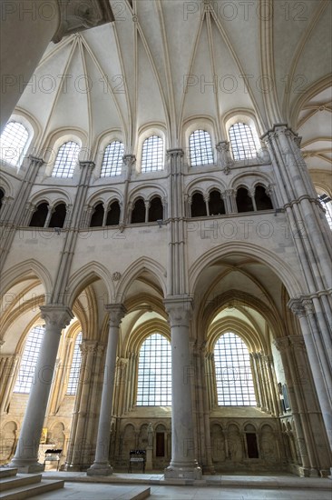 Vezelay labelled les Plus Beaux Villages de France. The nave