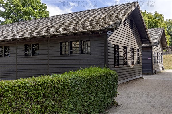 Wooden barracks of the legionaries Centuriae