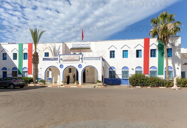 Hospital Art Deco architecture Spanish colonial building