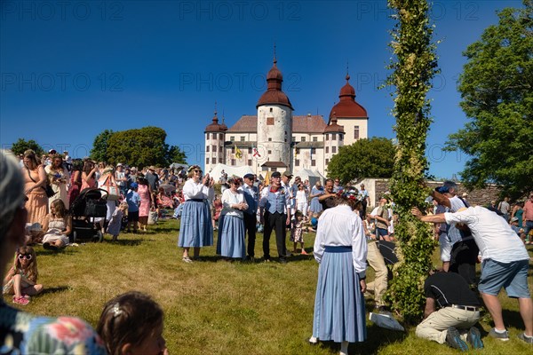 Traditional Midsummer Festival at Laeckoe Castle