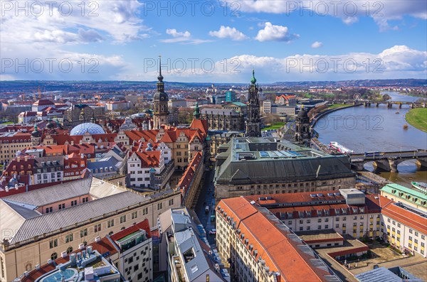 View from the Church of Our Lady over the historic old town centre