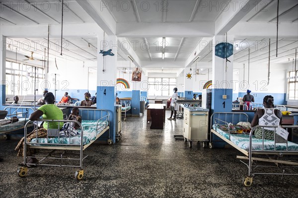 Multi-bed room at Princess Christian Hospital in Sierra Leone