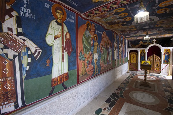 Historical frescoes from the 17th century