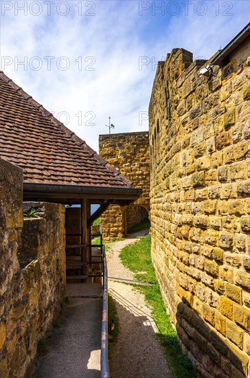 Tour of the Hohenrechberg castle ruins in Rechberg