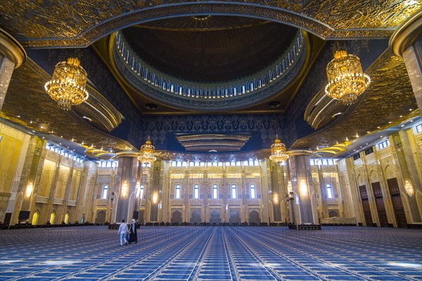 Inside the magnificent Grand mosque
