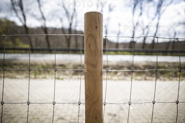 Protective fence against the spread of African swine fever