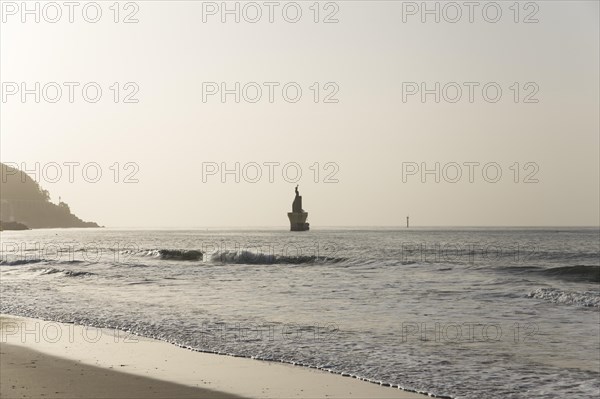 Statue in Haeundae Bay Beach