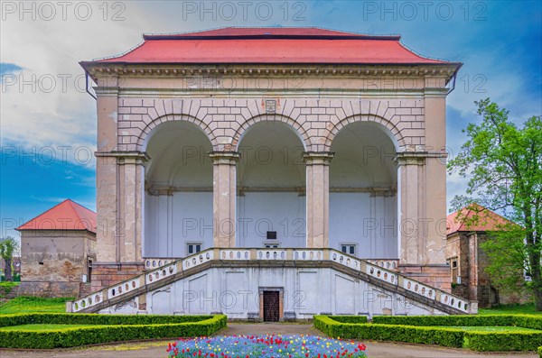 The Wallenstein Loggia in Libosad Park in Valdice near Jicin