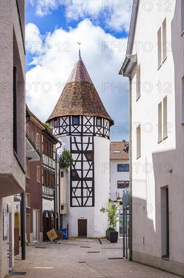 Inanimate townscape with citizen's tower