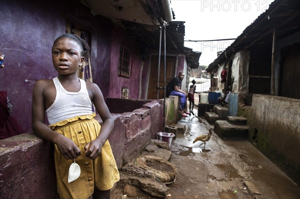 Girl living in Bomeh Village at KissyRoad dumpsite