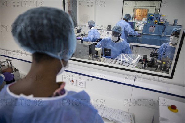 Production of antigen tests at the Institut Pasteur for Senegal