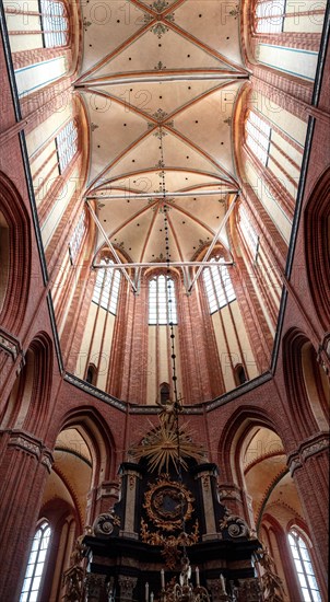 View of the main nave of St. Nicholas Church
