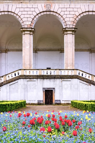 The Wallenstein Loggia in Libosad Park in Valdice near Jicin