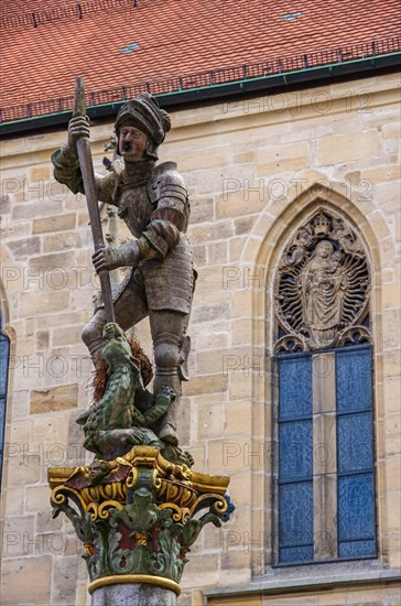 The George Fountain on the Holzmarkt in front of the Collegiate Church