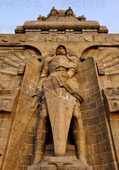 Archangel Michael at the entrance to the Monument to the Battle of the Nations