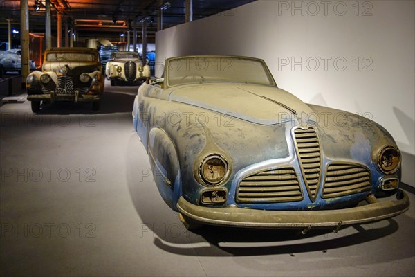 Rusty and dusty 1948 Delahaye 135 MS Ghia-Aigle