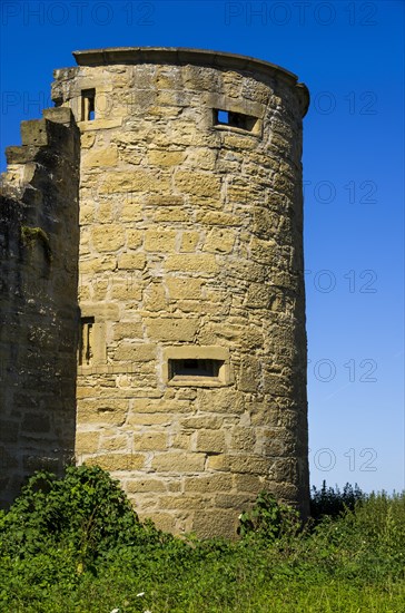 Exterior view of Ravensburg Castle in Kraichgau near Sulzfeld