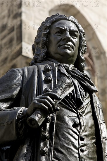 New Bach Monument on the Thomaskirchhof by Carl Seffner