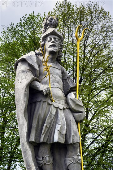 Statue of St. Theodore of Euchaita at Ottobeuren Monastery