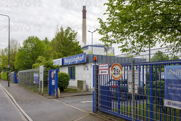 Recycling yard of Awista Duesseldorf