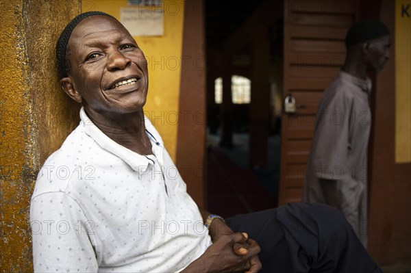 Man in Bomeh Village at KissyRoad dumpsite