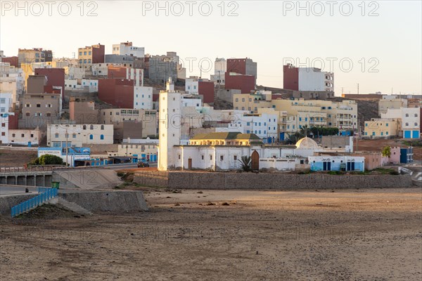 Mosque by beach