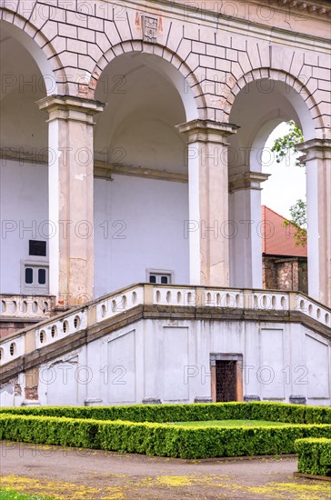 The Wallenstein Loggia in Libosad Park in Valdice near Jicin