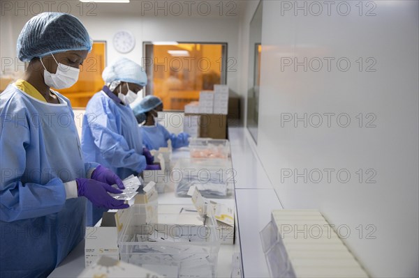 Production of antigen tests at the Institut Pasteur for Senegal