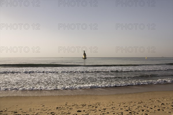 Statue in Haeundae Bay Beach