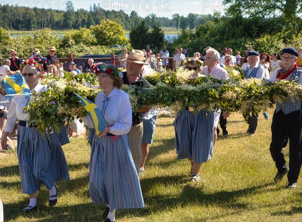 Traditional Midsummer Festival at Laeckoe Castle