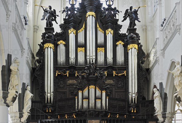 Pipe organ in the Church of St. Paul in Antwerp