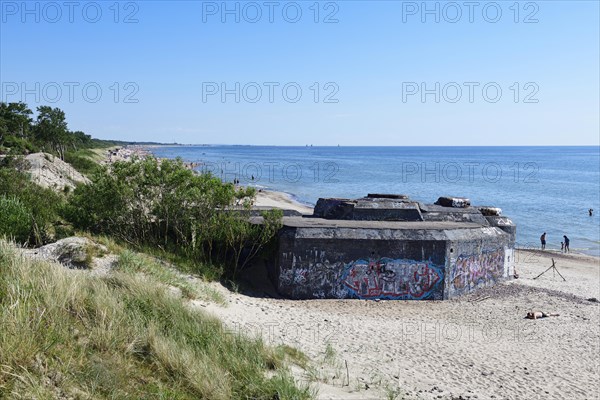 Battery Memel-Nord-Bunker from the Second World War