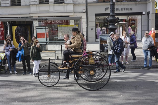 Replica of the first stationary petrol engine developed by Carl Benz