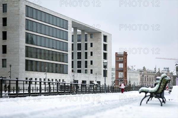 Federal Foreign Office in winter. Berlin