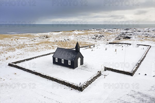 The old wooden parish church Buoakirkja