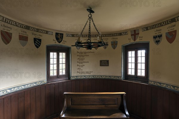 Meeting room of former lords of the castle at the former Thurant Castle