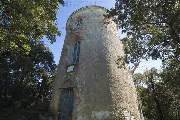 Marconi radio tower. Marconi who invented the radio test the radio signal in this tower in Sestri Levante