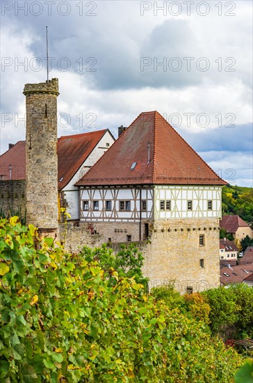 Surrounded by vineyards