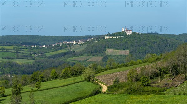 Vezelay labelled les Plus Beaux Villages de France. Unesco World heritage. Via Lemovicensis way to Santiago de Compostela