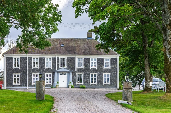 Exterior view of Ekholmen's manor house in the village of Gunnarsnaes near Mellerud