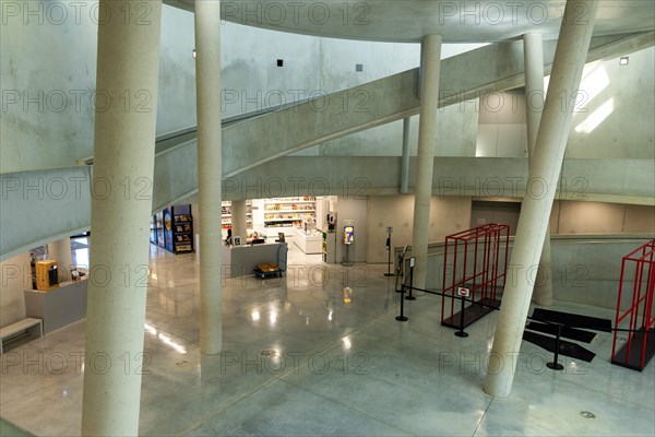 Alise-Sainte-Reine. Cotre d'Or department. MuseoParc d'Alesia by Bernard Tschumi in the plain of the battle. Bourgogne Franche Comte. France