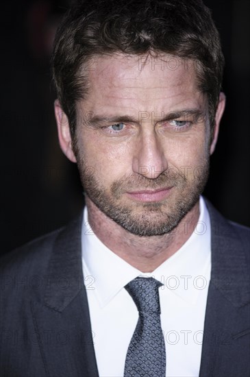 Gerard Butler attends the European Premiere of Olympus Has Fallen on 03.04.2013 at BFI IMAX