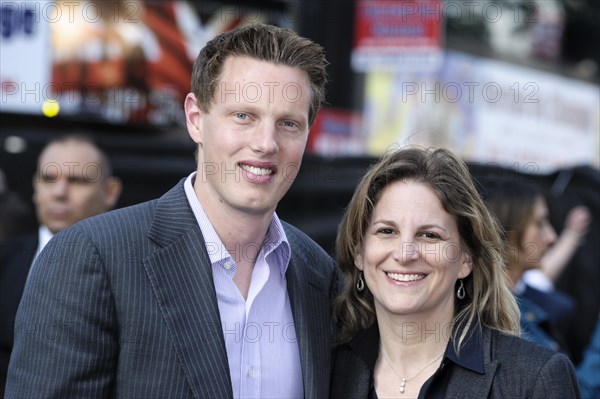 Producers Dana Goldberg and David Ellison attends the World Premiere of World War Z on 02.06.2013 at The Empire Leicester Square