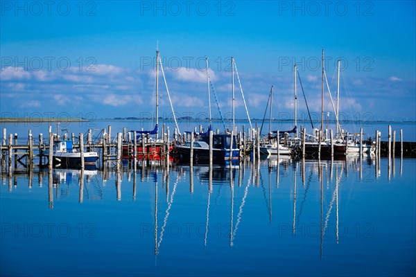 Boats at the Steeg in Rantum Harbour on Sylt